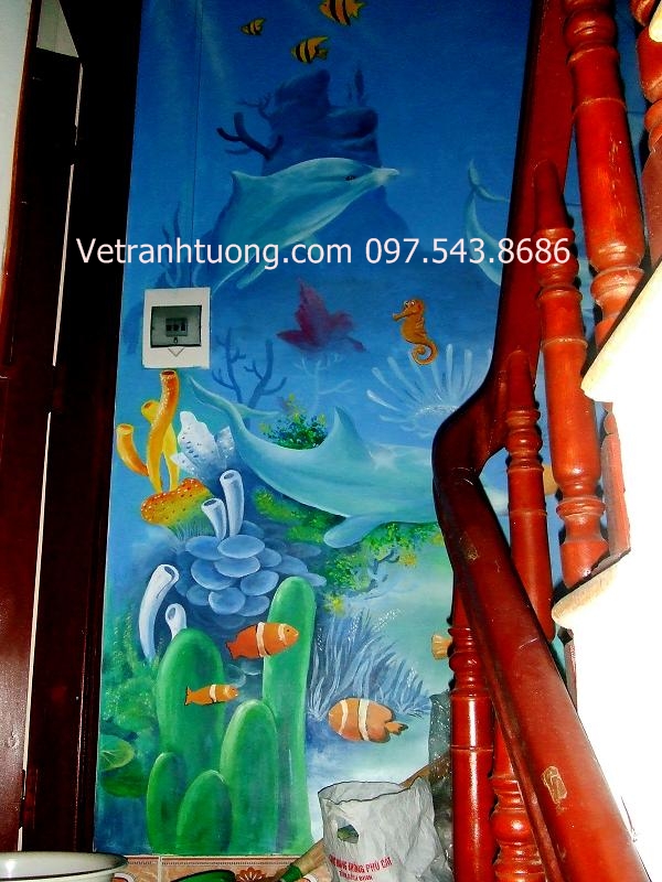 Tranh tường cho ngôi nhà cổ tích! Khu vườn của bé